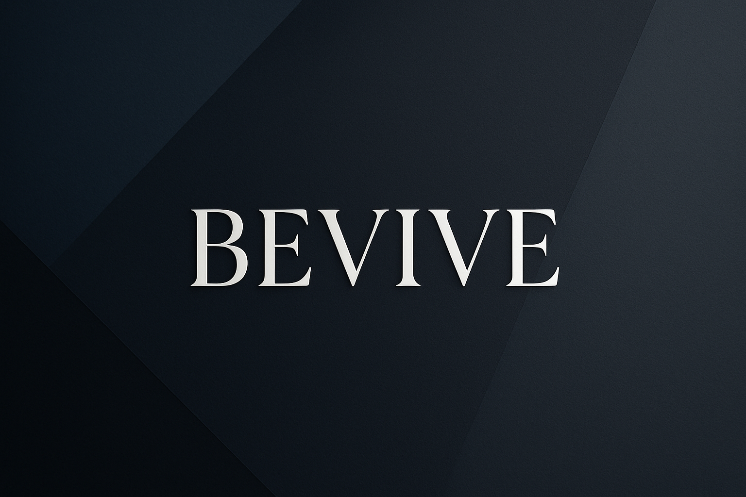 BEVIVE 로고가 들어있는 세련된 사진을 만들어줘